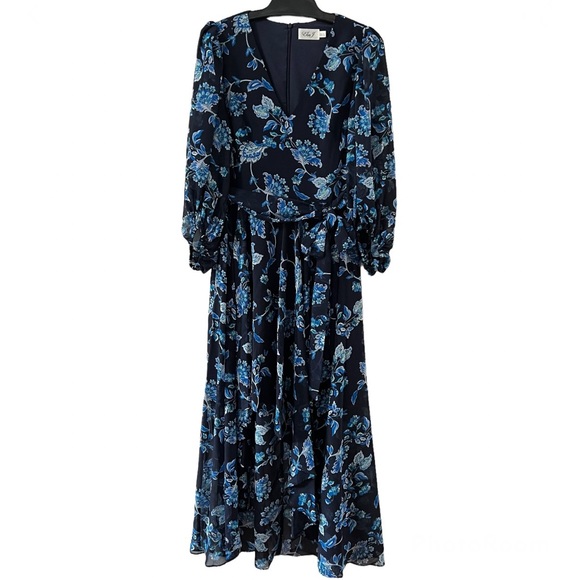 ELIZA J V Neck High Low Maxi - Picture 3 of 5